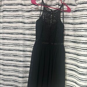 Elegant Black Lace Dress